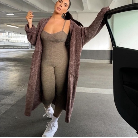 Zara Pants - ZARA Wool Blend Knit Long Jumpsuit sz Small